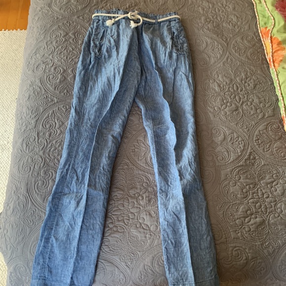 C&C California Linen Pants, XS - Picture 2 of 5
